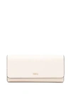 Furla Logo Continental Wallet In Neutrals