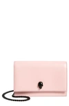 Alexander Mcqueen Skull Mini Leather Shoulder Bag In Pink