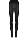 Wolford Cashmere-blend Leggings In Black