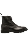 SCAROSSO ANKLE-LENGTH LACE-UP BOOTS