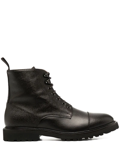 SCAROSSO ANKLE-LENGTH LACE-UP BOOTS