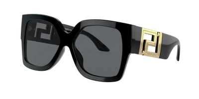 Versace Woman Sunglasses Ve4402 In Dark Grey