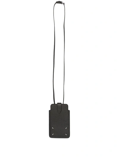 Maison Margiela Four-stitch Phone Bag In Black