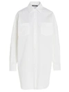 MOSCHINO OVERSIZED COUTURE SHIRT IN WHITE