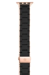 MICHELE APPLE WATCH WRAPPED SILICONE BRACELET STRAP,MS38GH235399