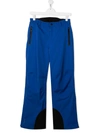 Moncler Straight-leg Cargo Trousers In Blue