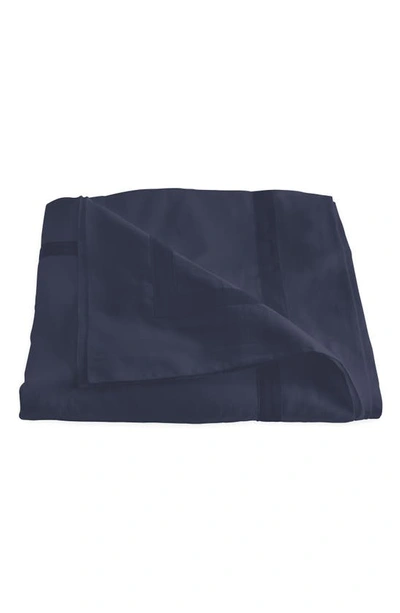 Matouk Nocturne 600 Thread Count Duvet Cover In Navy