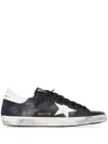 Golden Goose Superstar Distressed Leather And Suede Sneakers In Multi-colored