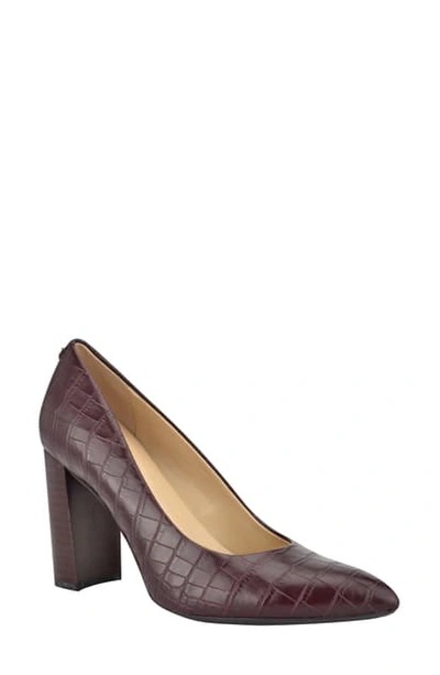Nine West Astoria Pointed Toe Pump In Teal Suede