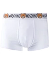 MOSCHINO MOSCHINO MEN'S WHITE COTTON BOXER,A477081190001 XS