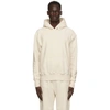 LES TIEN OFF-WHITE HEAVYWEIGHT CROPPED HOODIE