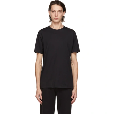 Sunspel Sea Island Short-sleeved T-shirt In Black