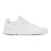 On Roger Federer The Roger Centre Court Vegan Leather And Mesh Tennis Sneakers In White