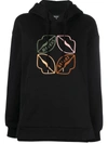 MARKUS LUPFER NOAMI EMBROIDERED DRAWSTRING HOODIE