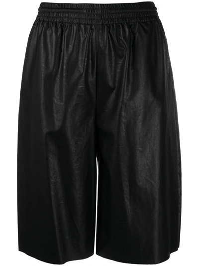 MM6 Maison Margiela fake leather shorts MM6 Maison Margiela fake