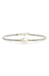 LAGOS LUNA GENUINE PEARL SINGLE STATION BRACELET,05-81171-M7.5DNU