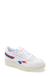 REEBOK CLUB C DOUBLE PLATFORM SNEAKER,FY7926