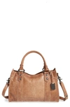 FRYE 'MELISSA' WASHED LEATHER SATCHEL,DB147