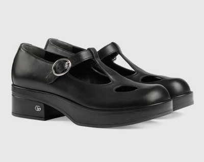 Gucci Flat Shoes In Nero