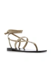 A.EMERY WOMEN'S JAMES SNAKE-EFFECT LEATHER SANDALS