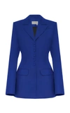 ALEKSANDRE AKHALKATSISHVILI BOXY WOOL-BLEND BLAZER