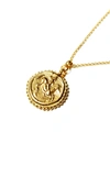 PAMELA CARD THE MARE OF ESTOI 24K GOLD-PLATED NECKLACE