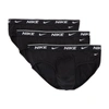 Nike Dri-fit 3-pack Everyday Performance Briefs In 001 Black