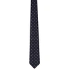 DUNHILL NAVY SILK HEXBOLT TIE