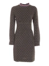 M MISSONI CREWNECK DRESS IN BLACK