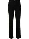 Reformation Harper High & Skinny Jeans In Black