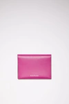 Acne Studios Bifold Card Holder Fuchsia Pink In Bifold Card Holder