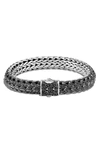 JOHN HARDY TIGA LARGE CHAIN BRACELET,BMS905994BLSBNXM