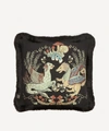 House Of Hackney Phantasia Medium Tapestry Cushion In Green