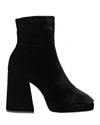 SCHUTZ S-CARYS VELVET PLATFORM ANKLE BOOTS,060078603817