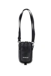 BALENCIAGA BALENCIAGA CROSSBODY POUCH IN EXPLORER LEATHER