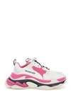 Balenciaga 60mm Triple S Mesh Sneakers In Pink Multi