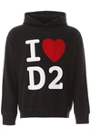 DSQUARED2 DSQUARED2 I LOVE D2 HOODIE