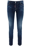 Dsquared2 Jeans Jennifer Cropped Blu In Blue