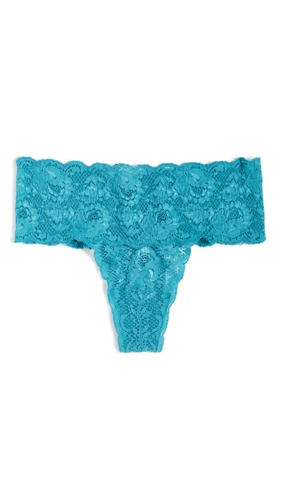 Cosabella Never Say Never Comfie Thong In Light Jade