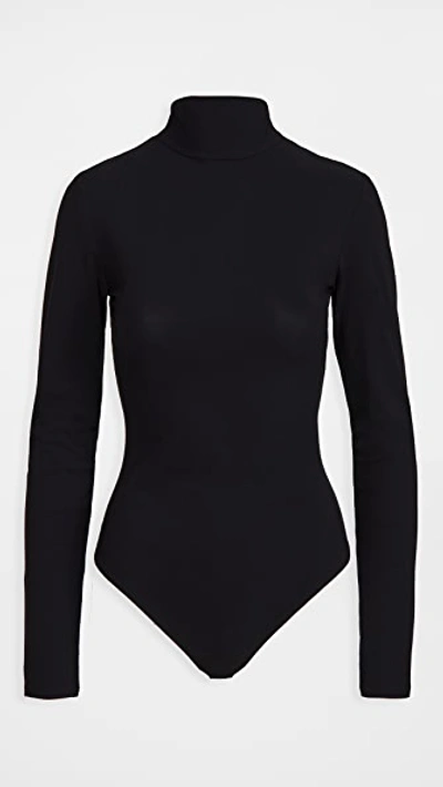 Alix Warren Thong Bodysuit In Black