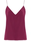 EVA V-NECK SILK TOP