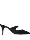 MANOLO BLAHNIK CAMPARIMU 70MM POINTED-TOE MULES