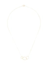 NATALIE MARIE 9KT AND 14KT YELLOW GOLD CALDER CHAIN NECKLACE