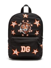 DOLCE & GABBANA TIGER AND STAR-PRINT BACKPACK
