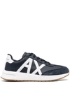 ARMANI EXCHANGE SIDE-LOGO LACE-UP SNEAKERS