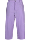 VERSACE CROPPED CHINO TROUSERS