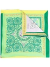 VERSACE BAROQUE-PRINT SILK SCARF