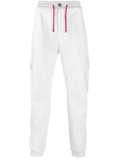 Brunello Cucinelli 抽绳系带直筒裤 In White