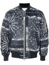 SACAI COSMOS PRINT BOMBER JACKET