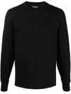 TOM FORD BUTTONED LONG-SLEEVE T-SHIRT